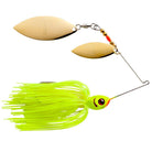 Booyah Blade Double Willow Spinnerbait Chartreuse DBL Wil Gld 3 8oz