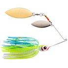 Booyah Blade Double Willow Spinnerbait Citrus Shad DBL Wil Sil Gld 1 2oz