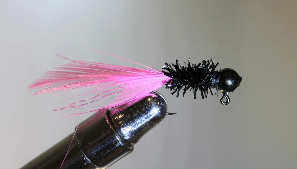 Born To Tie Jigs Black Gum Feather 1 8 oz