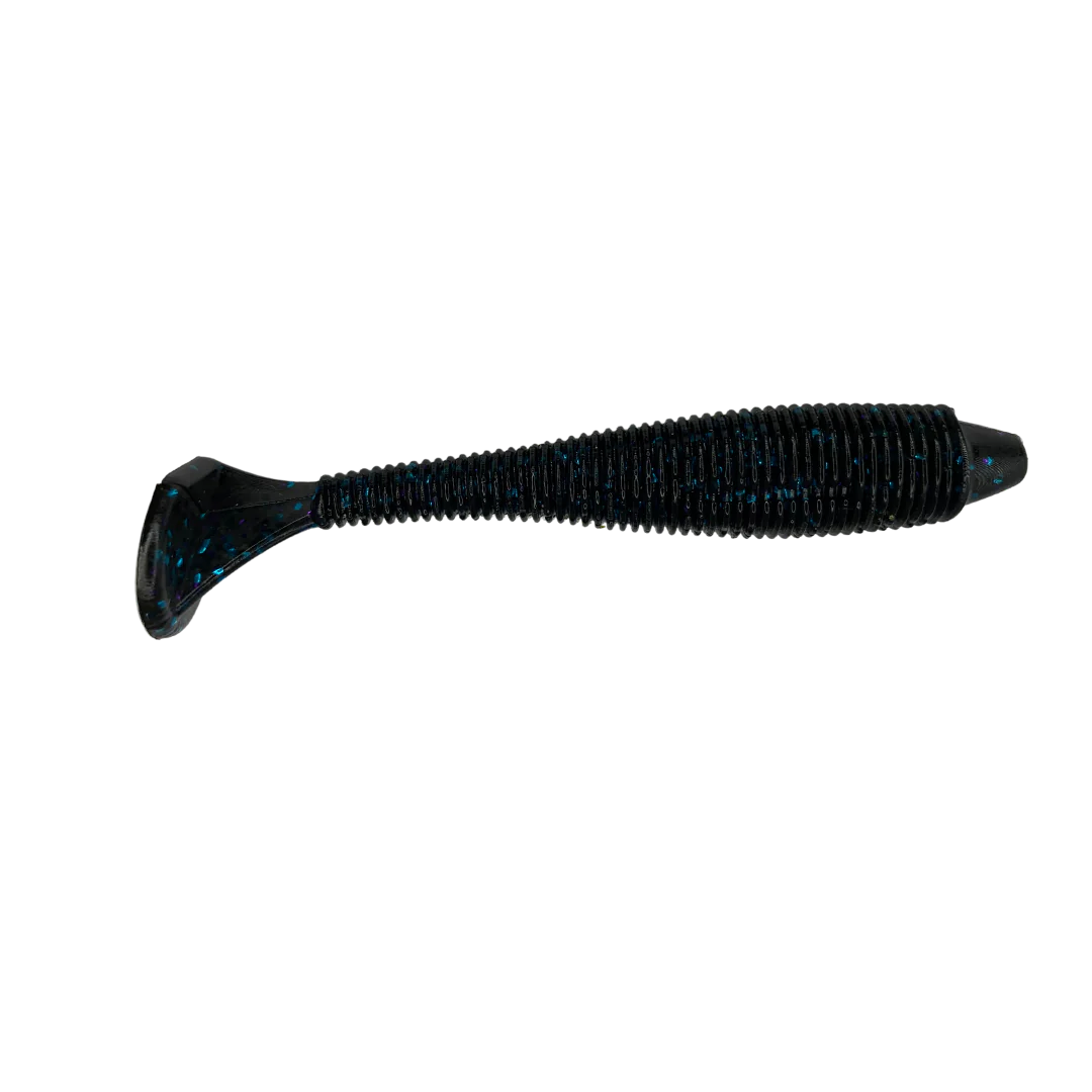 JawTec Punch Shad Black n' Blue Flake