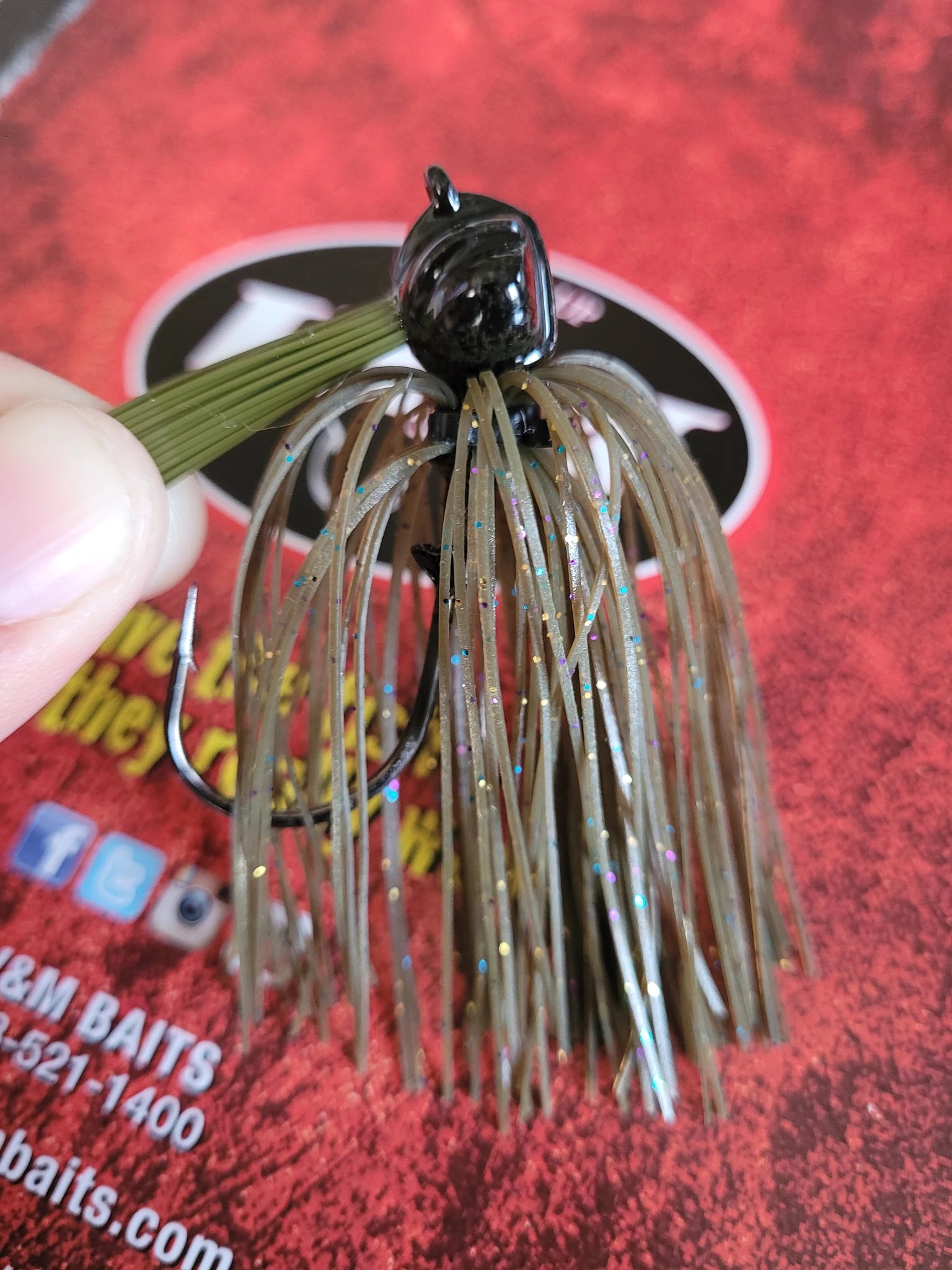 V&M Pacemaker Flatline Football Jig Outlaw Magic 5 8oz