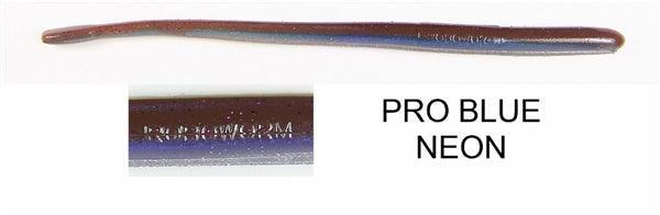 Roboworm Straight Tail 6" Pro Blue Neon
