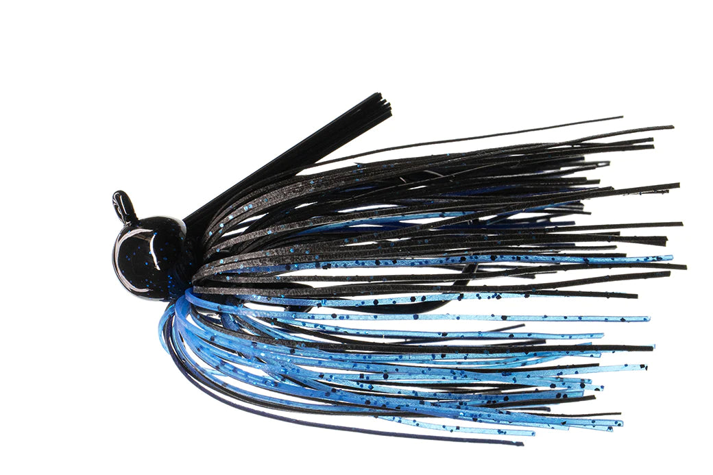 Dirty Jigs Tour Level Skirted Football Jig Black & Blue
