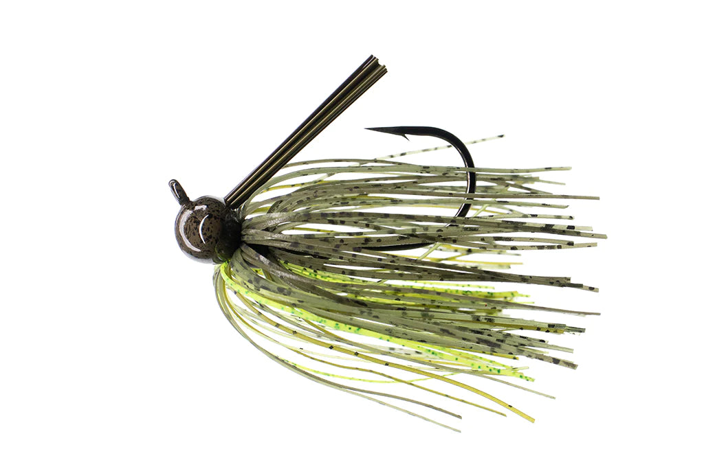 Dirty Jigs Tour Level Skirted Football Jig Dirty Chartreuse