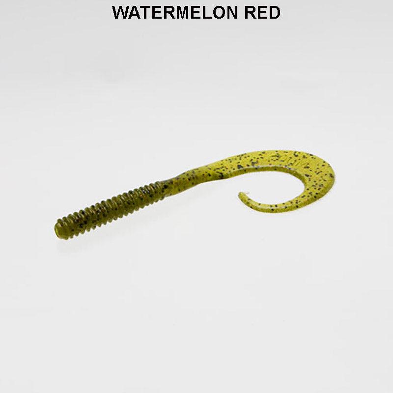 Zoom Big Dead Ringer Worm 8" Watermelon Red 054**