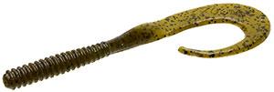 Zoom Dead Ringer Worm 6" Green Pumpkin 025**