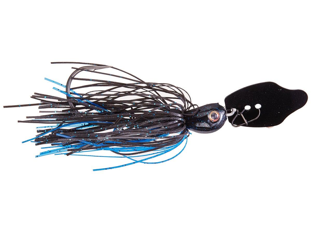 Strike King Thunder Cricket Vibrating Jig Black Blue 1 2oz