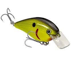 Strike King KVD 1.5 Hard Knock Squarebill Crankbait Black Back Chartreuse