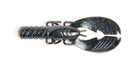 X Zone Lures Pro Series 4" Muscle Back Craw Black Blue Flake