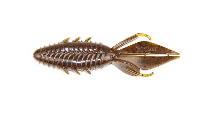 X Zone Lures Pro Series 4" Adrenaline Bug Green Pumpkin Black Flk