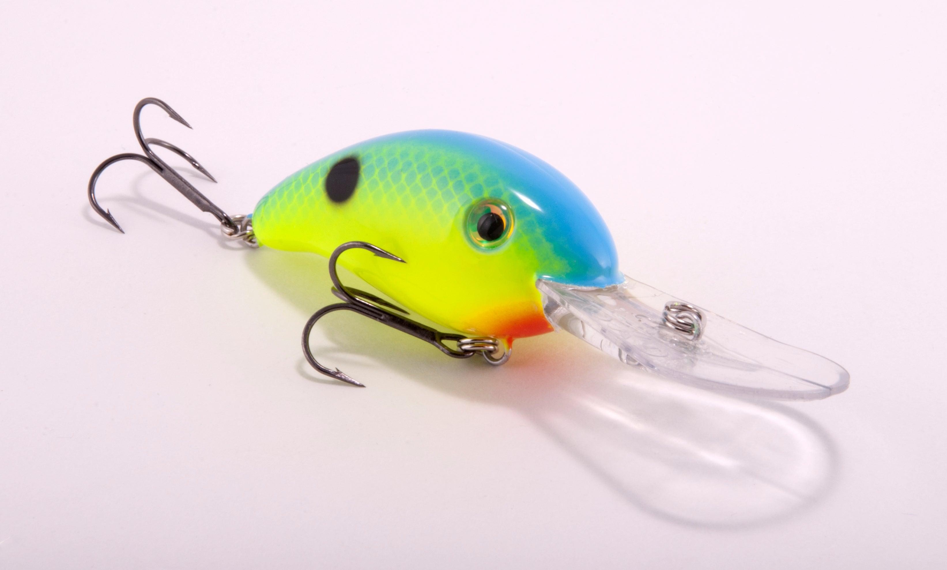Strike King 3XD Powder Blue Back Chartreuse *