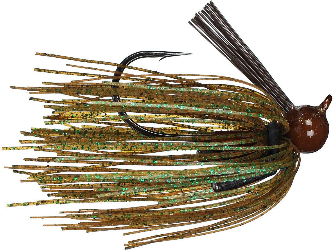 Santone Pro Series Football Jig Pumpkin Green Flake 3 4oz